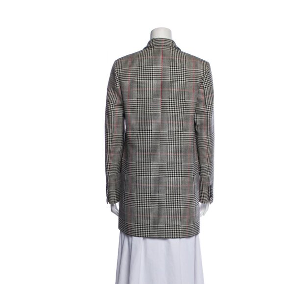 Michael Kors Virgin Wool Houndstooth Print Peacoat Prince of Wales USA Small - Picture 4 of 6